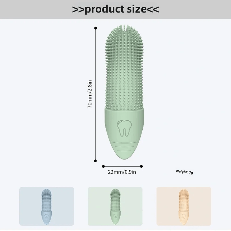 PawBrush™ 360° Finger Toothbrush - PAWSTHENTICS