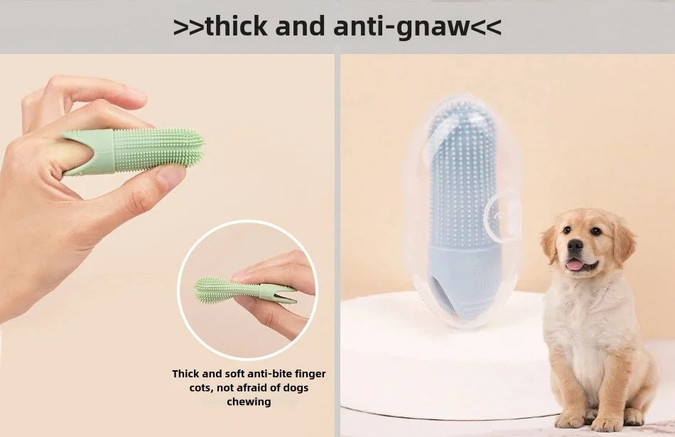 PawBrush™ 360° Finger Toothbrush - PAWSTHENTICS