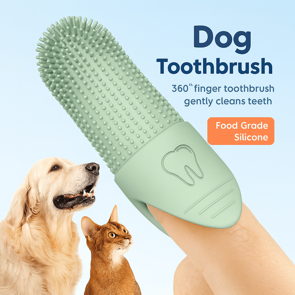 PawBrush™ 360° Finger Toothbrush - PAWSTHENTICS