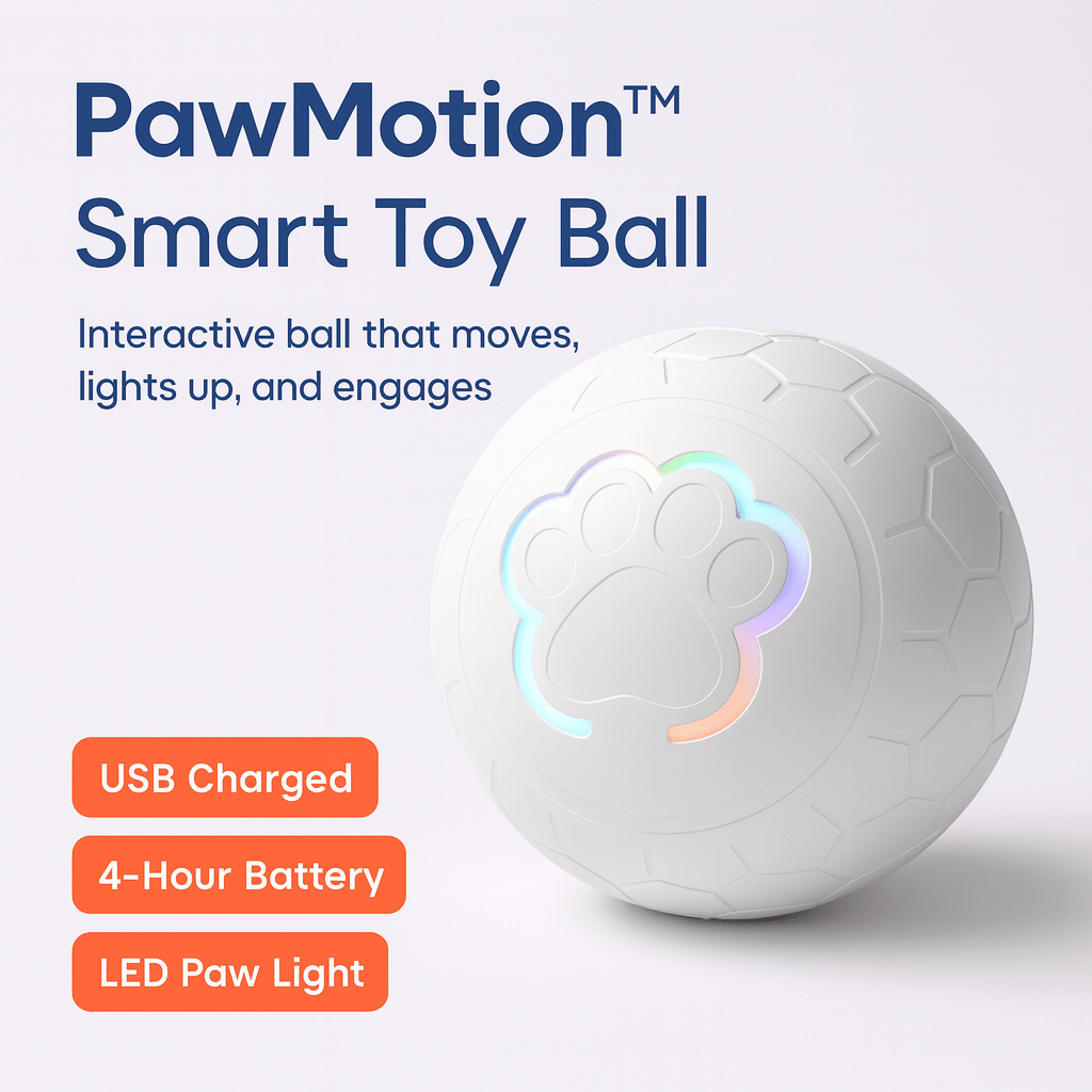 PawMotion™ Smart Toy Ball - PAWSTHENTICS