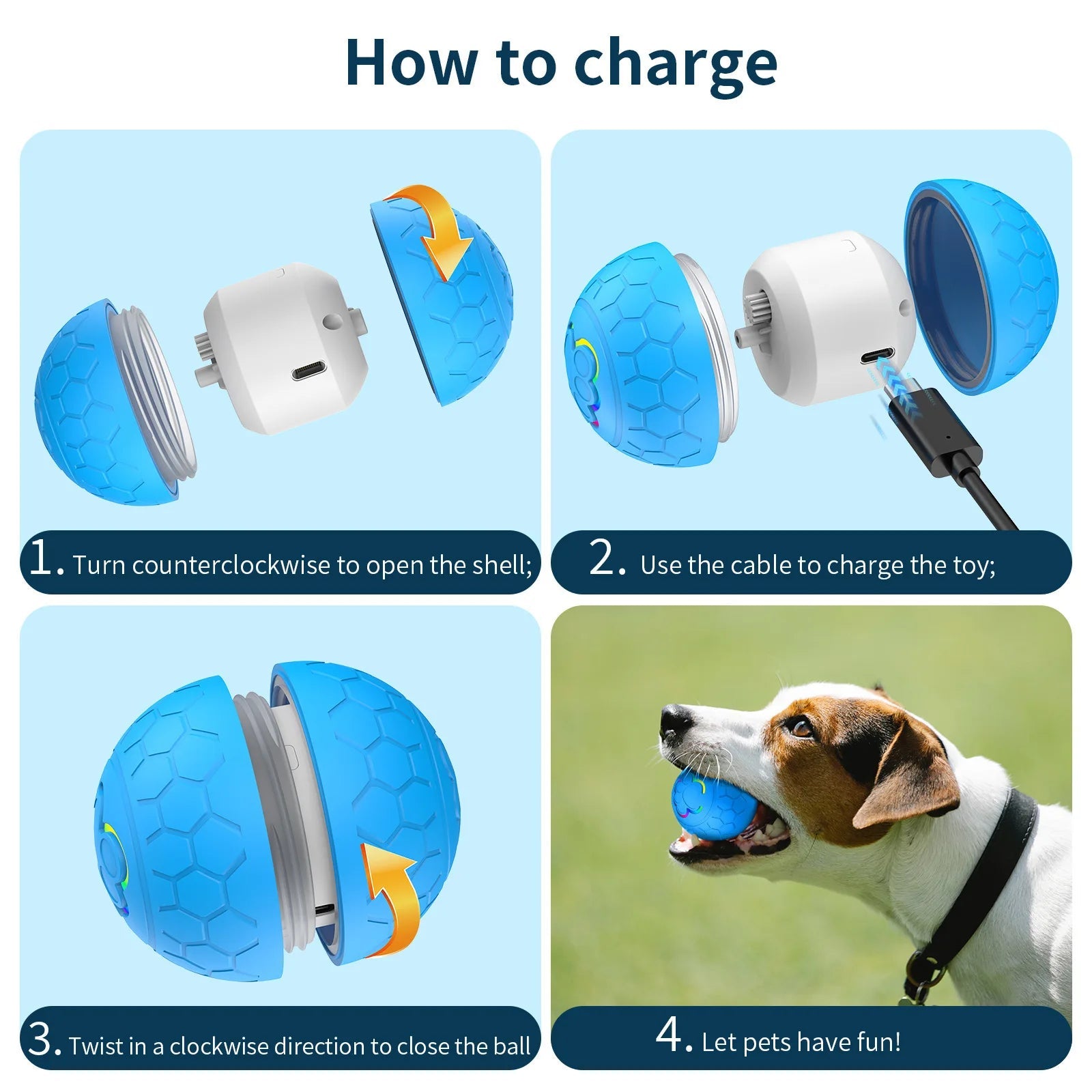 PawMotion™ Smart Toy Ball - PAWSTHENTICS