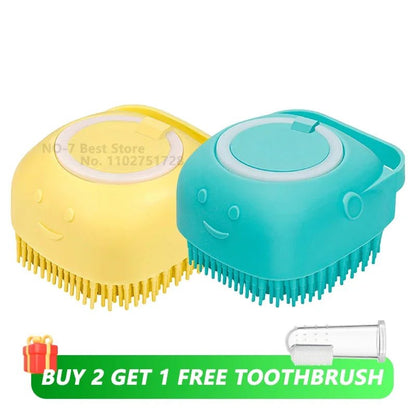 PawScrub™ 2 - in - 1 Bath Brush - PAWSTHENTICS