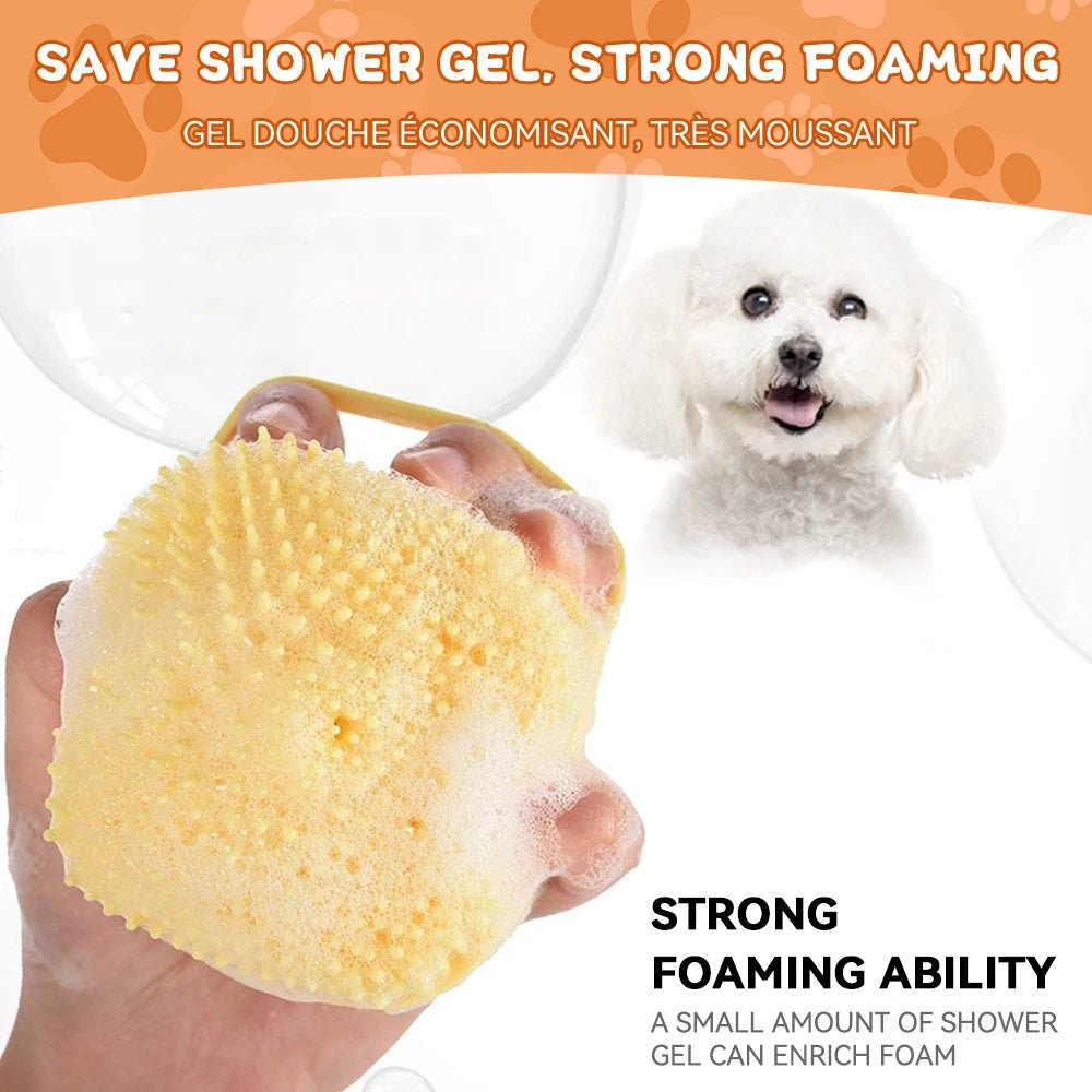 PawScrub™ 2 - in - 1 Bath Brush - PAWSTHENTICS