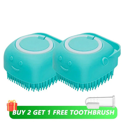 PawScrub™ 2 - in - 1 Bath Brush - PAWSTHENTICS