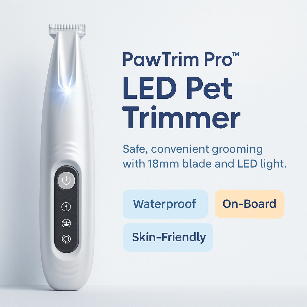 PawTrim Pro™ LED Pet Trimmer - PAWSTHENTICS