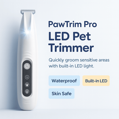 PawTrim Pro™ LED Pet Trimmer - PAWSTHENTICS