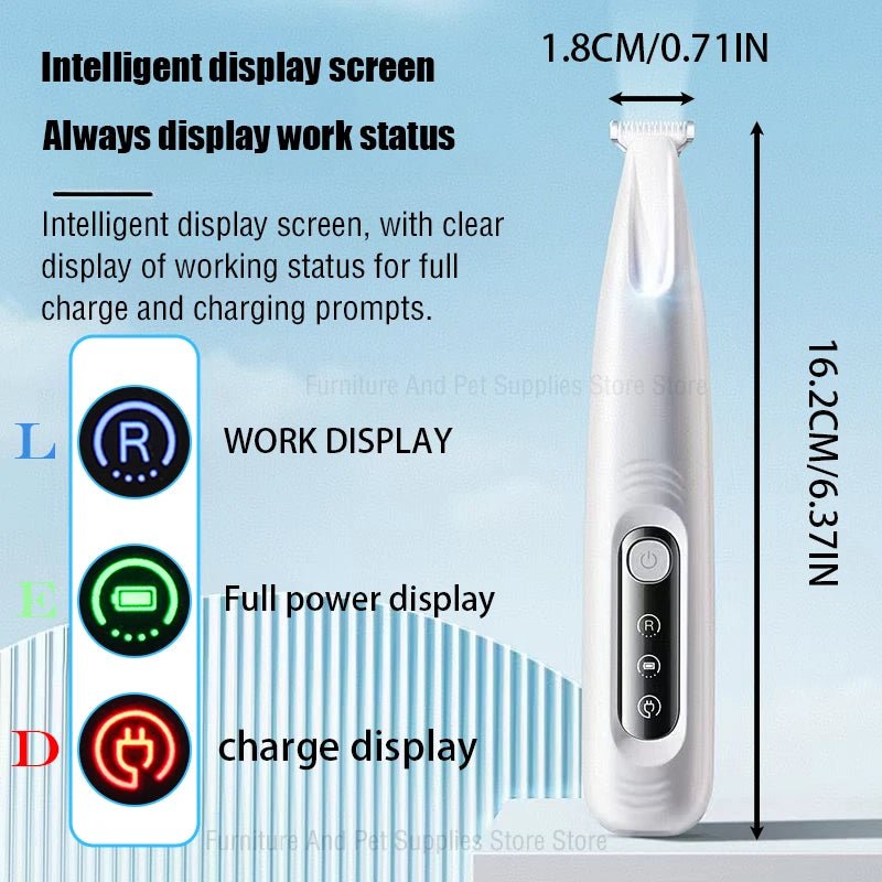 PawTrim Pro™ LED Pet Trimmer - PAWSTHENTICS