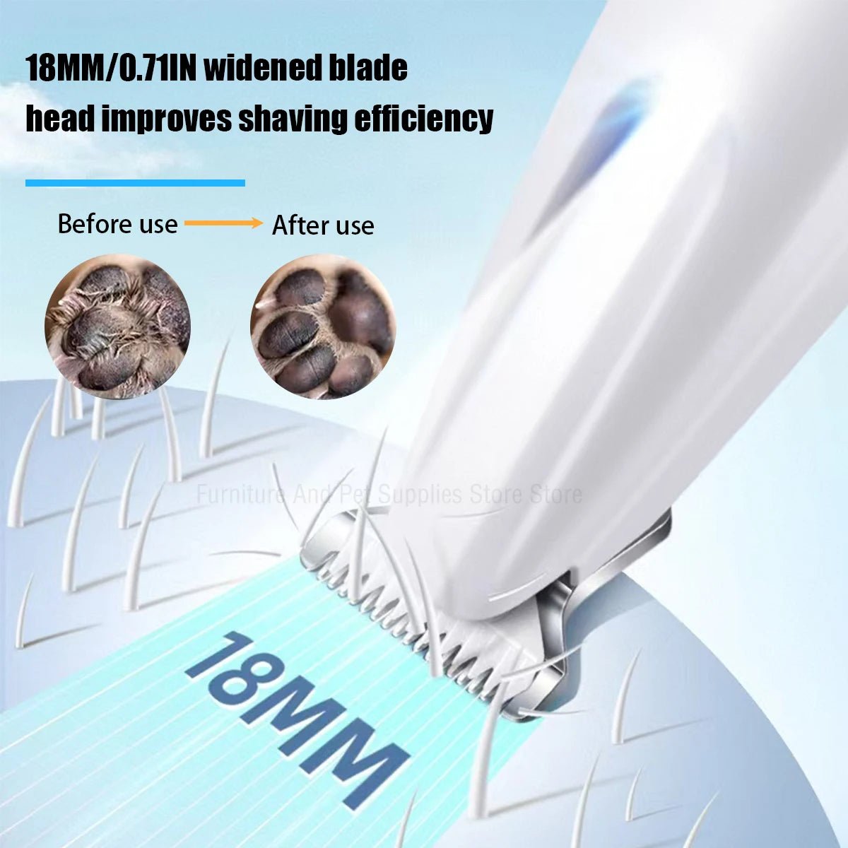 PawTrim Pro™ LED Pet Trimmer - PAWSTHENTICS