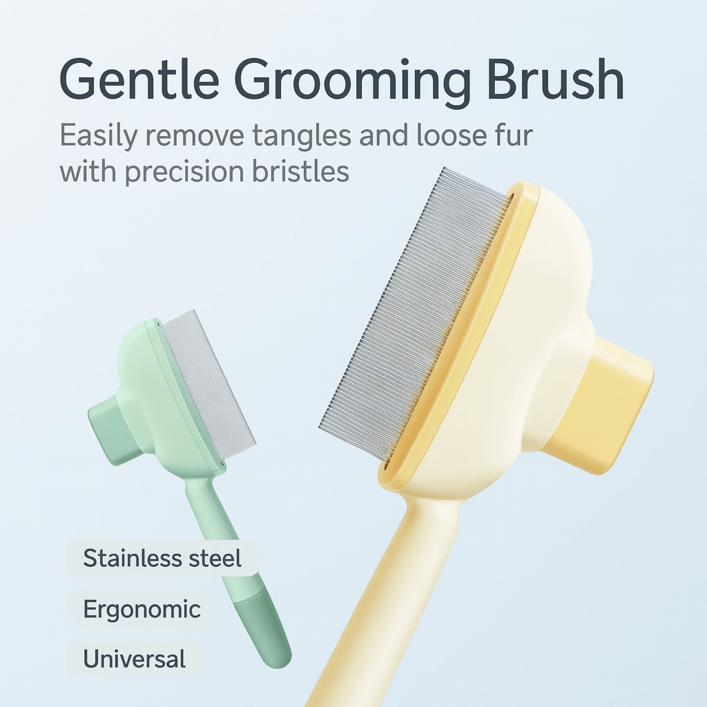 Pet Cat Comb Cat and Dog Hair Removal Brush Cleaning Hair Cleaner Beauty Cleaning Supplies Cat and Dog Universal Pet Supplies - PAWSTHENTICS