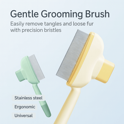 Pet Cat Comb Cat and Dog Hair Removal Brush Cleaning Hair Cleaner Beauty Cleaning Supplies Cat and Dog Universal Pet Supplies - PAWSTHENTICS