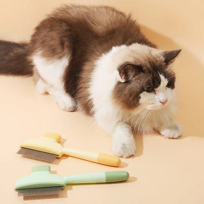 Pet Cat Comb Cat and Dog Hair Removal Brush Cleaning Hair Cleaner Beauty Cleaning Supplies Cat and Dog Universal Pet Supplies - PAWSTHENTICS