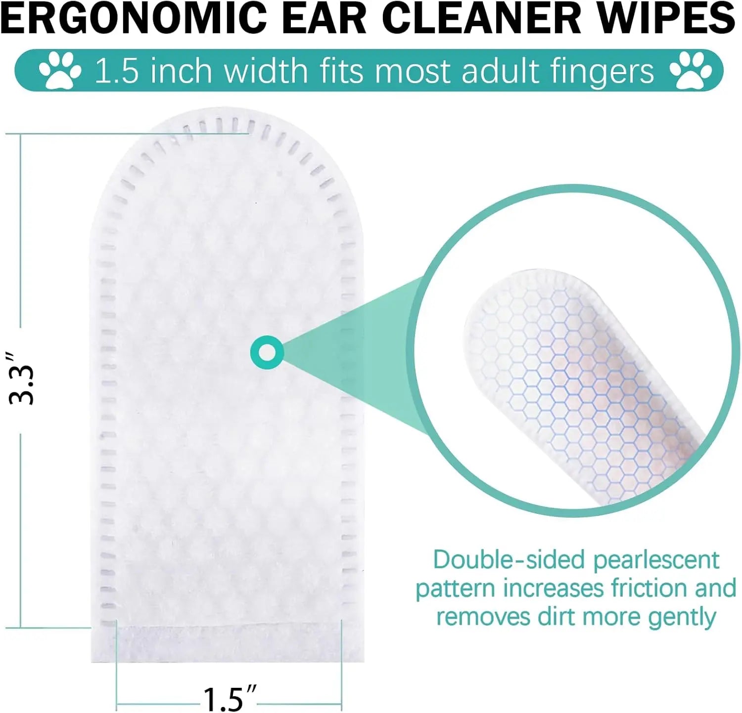 Pet Ear Wipes Cleaner - PAWSTHENTICS