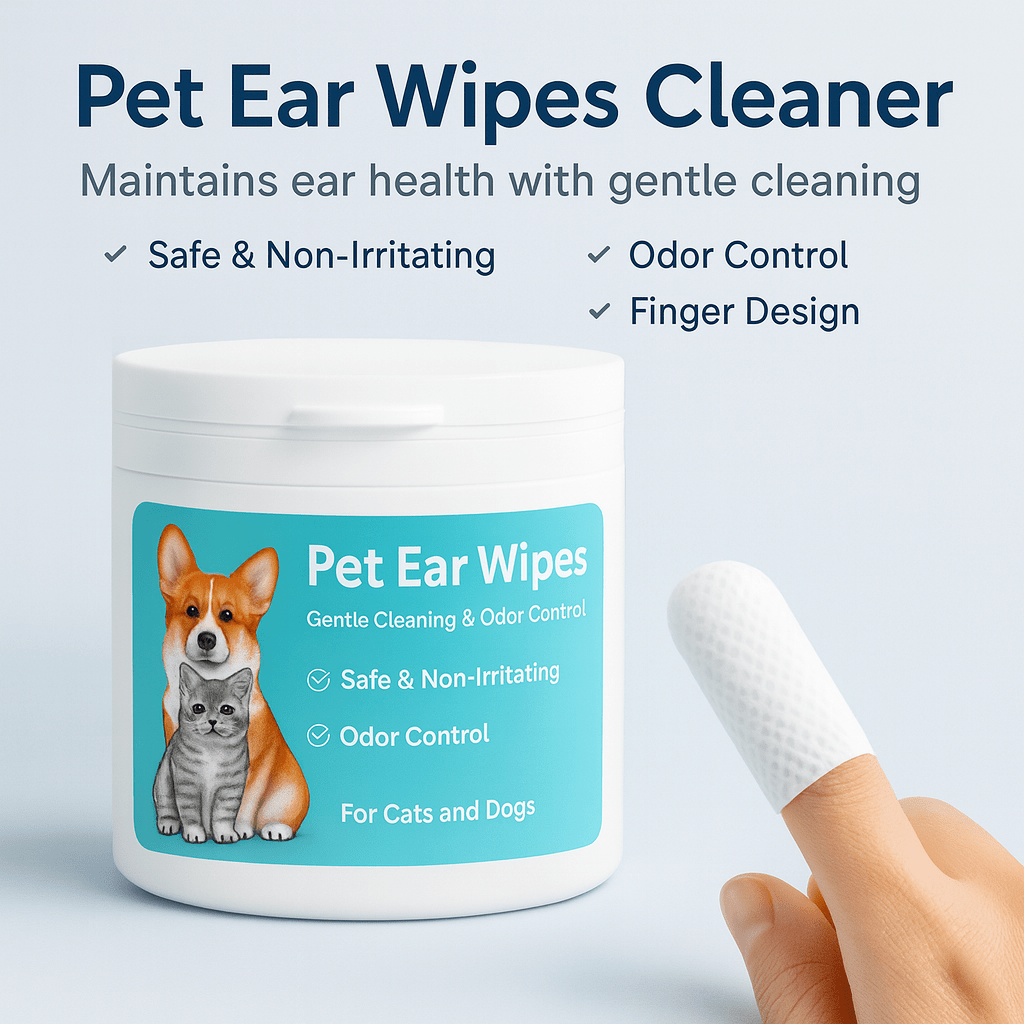 Pet Ear Wipes Cleaner - PAWSTHENTICS