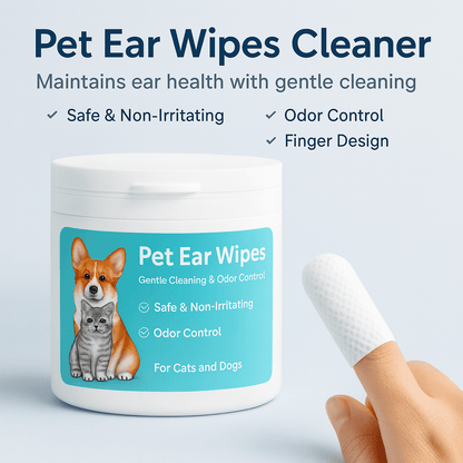Pet Ear Wipes Cleaner - PAWSTHENTICS