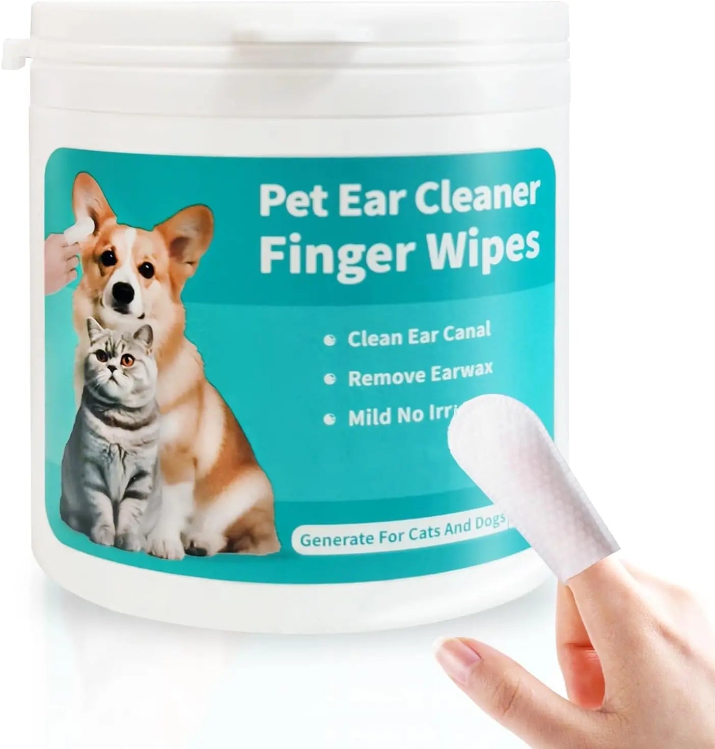 Pet Ear Wipes Cleaner - PAWSTHENTICS