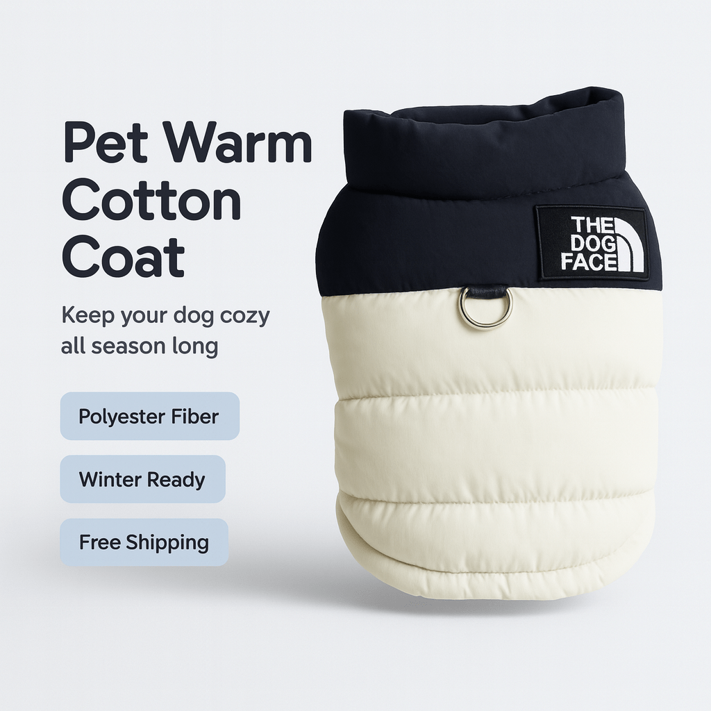 Pet Warm Cotton Coat Winter Clothing - PAWSTHENTICS