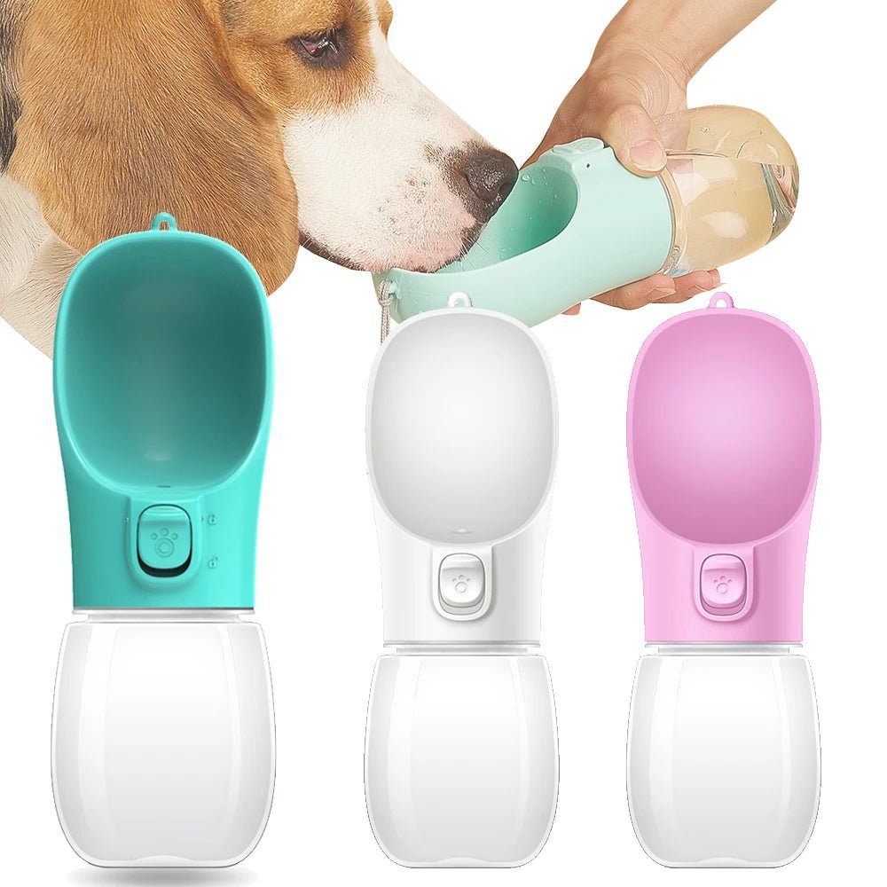 Portable Dog Water Bottle For Small Large Dogs Cat Outdoor Leakproof Walking Drinking - PAWSTHENTICS