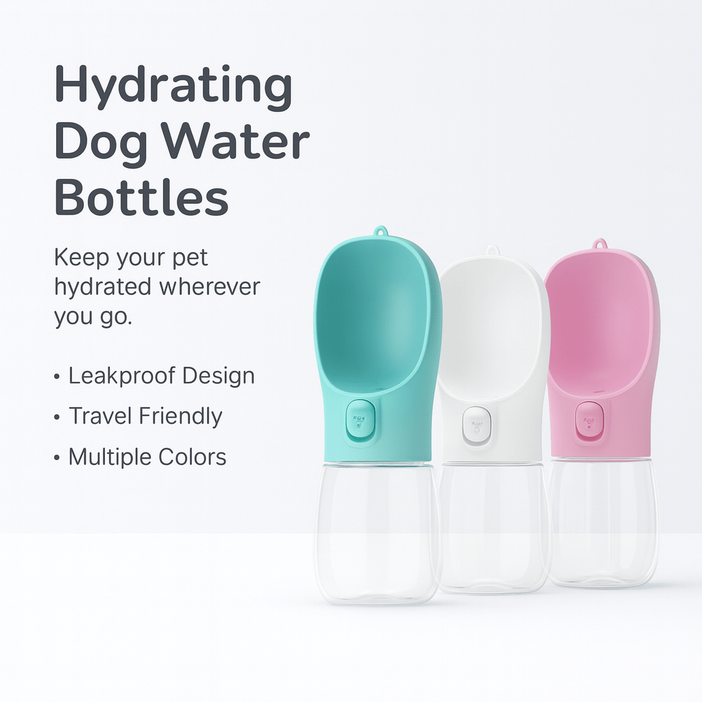 Portable Dog Water Bottle For Small Large Dogs Cat Outdoor Leakproof Walking Drinking - PAWSTHENTICS