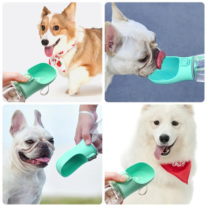 Portable Dog Water Bottle For Small Large Dogs Cat Outdoor Leakproof Walking Drinking - PAWSTHENTICS