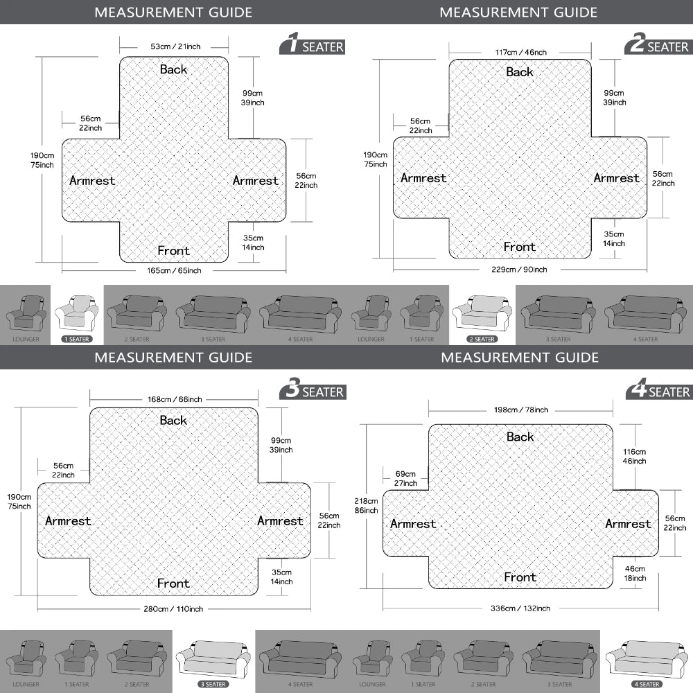 SafeSit™ Waterproof Sofa Cover - PAWSTHENTICS