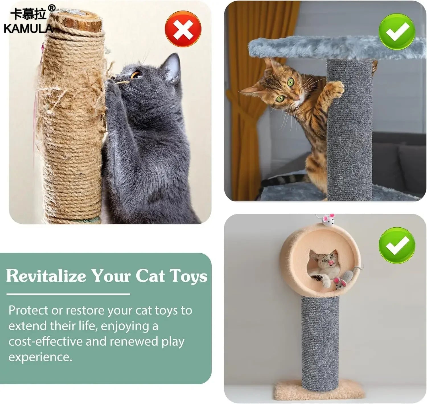 Self - Adhesive Cat Scratch Mat: Trimmable Carpet for Furniture Protection - PAWSTHENTICS