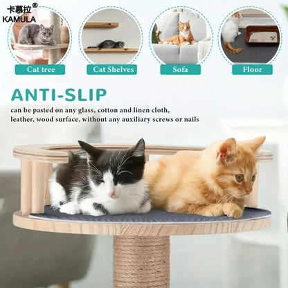 Self - Adhesive Cat Scratch Mat: Trimmable Carpet for Furniture Protection - PAWSTHENTICS