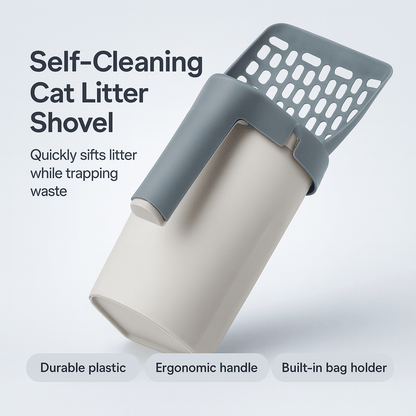 Self - Cleaning Cat Litter Shovel - PAWSTHENTICS