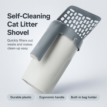 Self - Cleaning Cat Litter Shovel - PAWSTHENTICS