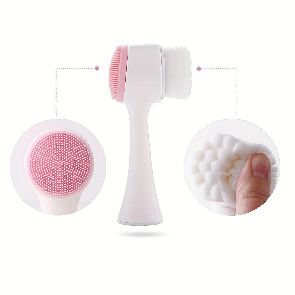 Silicone Pet Paw Cleaner & Massage Brush - Dual - Sided Dog Grooming Tool - PAWSTHENTICS