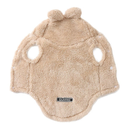 Soft Fleece Pet Dog Clothes Cute Hoodie Coat For Small Medium Dogs Cats Autumn Winter Puppy Hooded Jacket Sweater Pug Apparel - PAWSTHENTICS