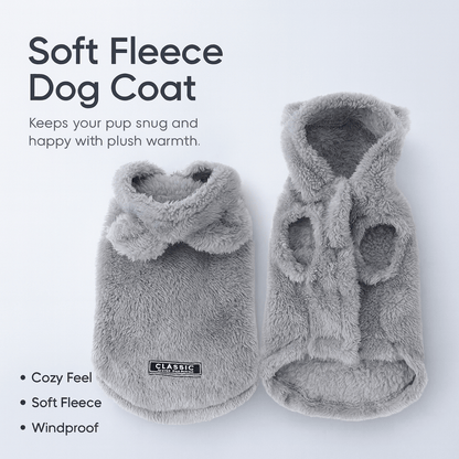 Soft Fleece Pet Dog Clothes Cute Hoodie Coat For Small Medium Dogs Cats Autumn Winter Puppy Hooded Jacket Sweater Pug Apparel - PAWSTHENTICS