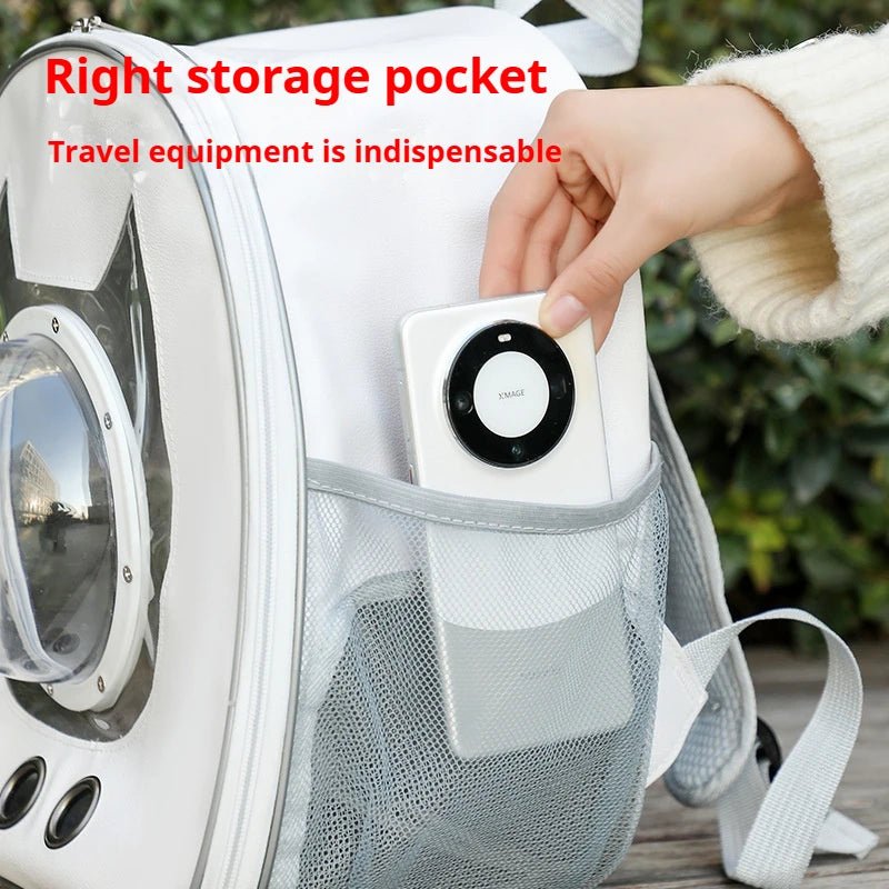 Space Capsule Pet Backpack 360° Transparent - PAWSTHENTICS