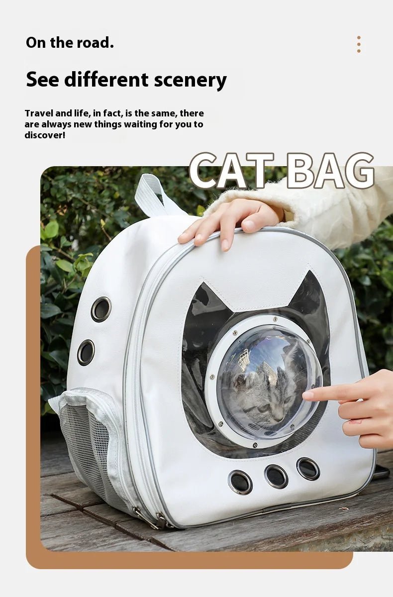 Space Capsule Pet Backpack 360° Transparent - PAWSTHENTICS