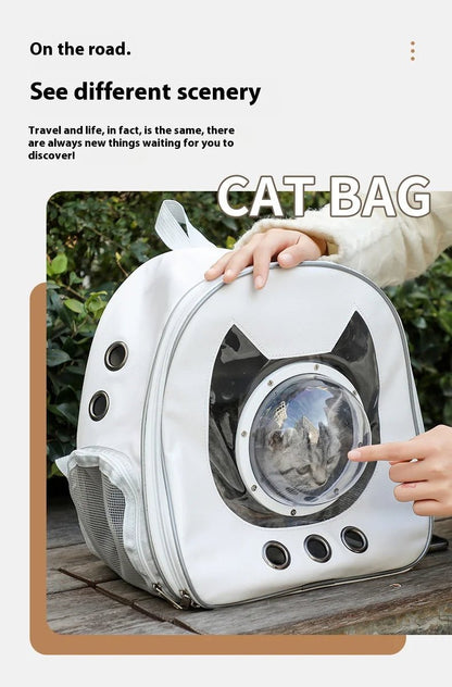 Space Capsule Pet Backpack 360° Transparent - PAWSTHENTICS