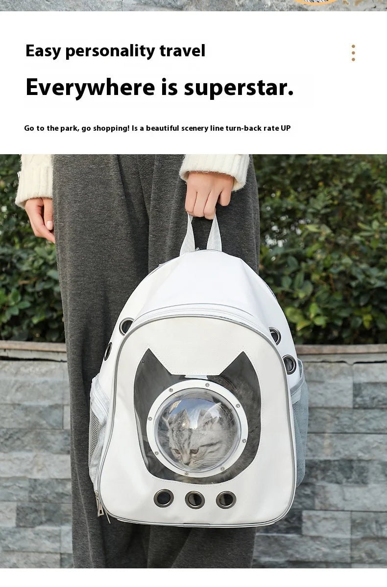 Space Capsule Pet Backpack 360° Transparent - PAWSTHENTICS
