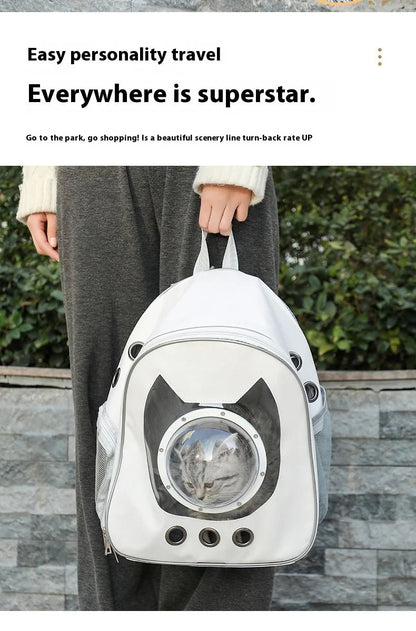 Space Capsule Pet Backpack 360° Transparent - PAWSTHENTICS