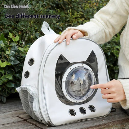 Space Capsule Pet Backpack 360° Transparent - PAWSTHENTICS