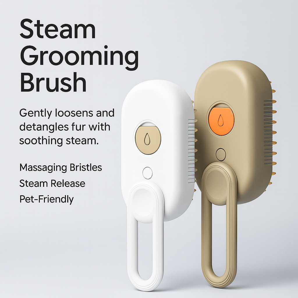 Steam Grooming Brush - PAWSTHENTICS