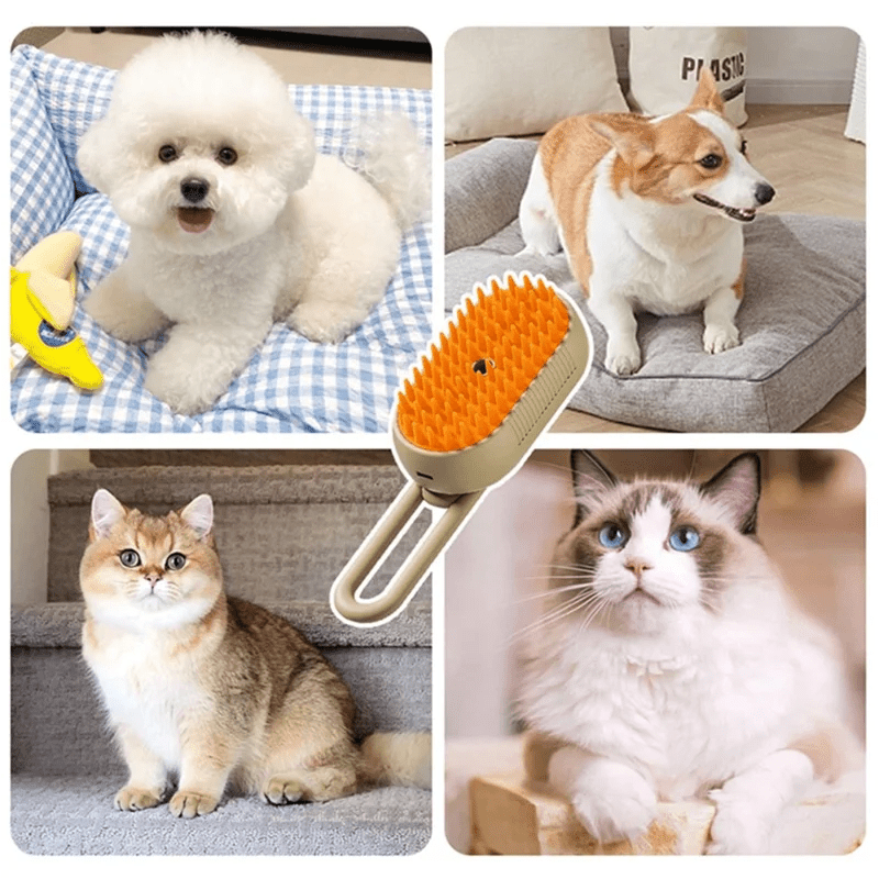 Steam Grooming Brush - PAWSTHENTICS