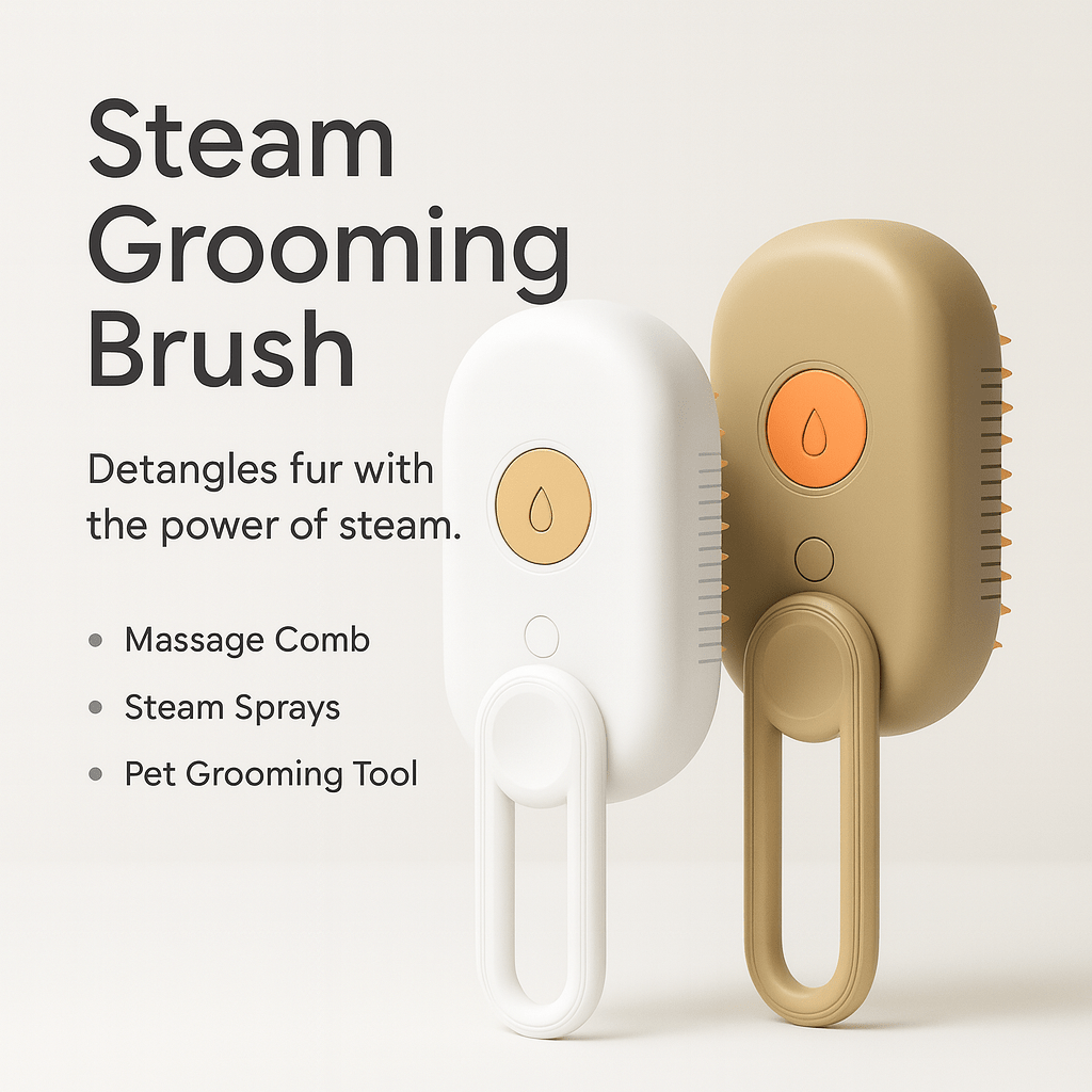 Steam Grooming Brush - PAWSTHENTICS