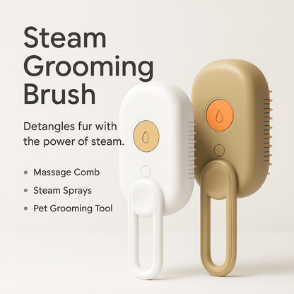 Steam Grooming Brush - PAWSTHENTICS