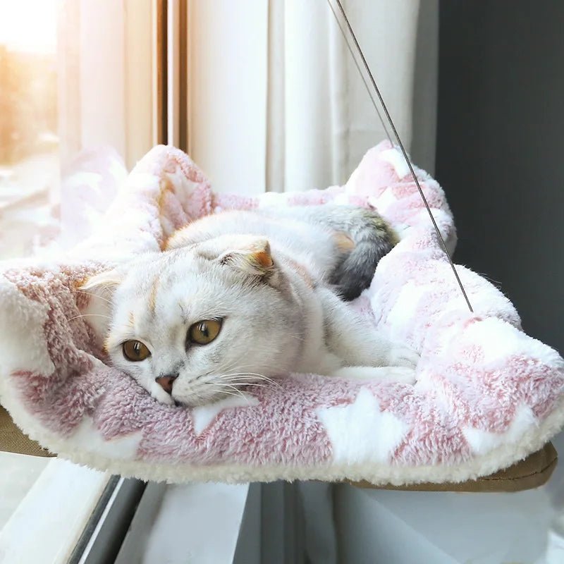 SunnyPaws™ Cat Hanging Hammock Bed - PAWSTHENTICS