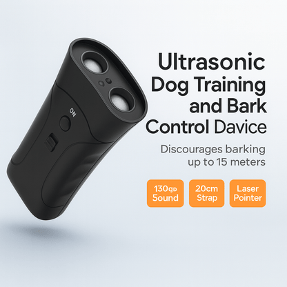 Ultrasonic Dog Training and Bark Control Device - PAWSTHENTICS