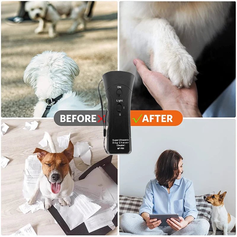 Ultrasonic Dog Training and Bark Control Device - PAWSTHENTICS