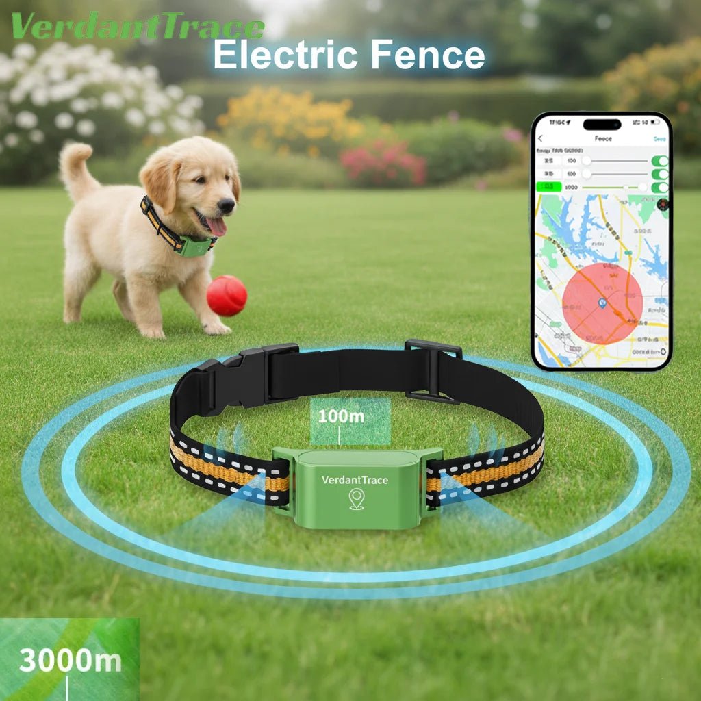 Verdant Trace pet tracker for android phone IOS 4G GPS - PAWSTHENTICS