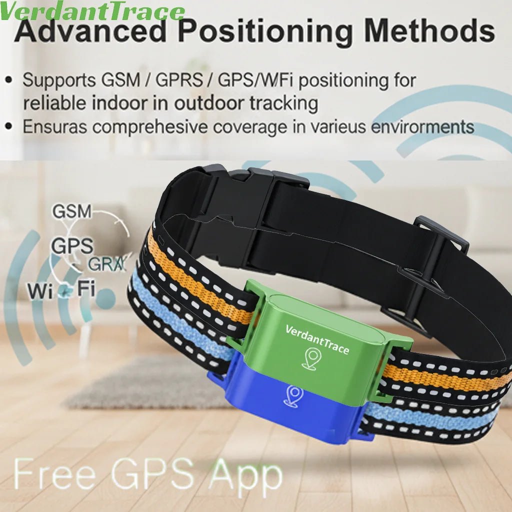 Verdant Trace pet tracker for android phone IOS 4G GPS - PAWSTHENTICS