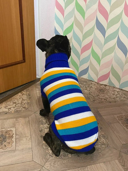 Warm Pet Dog Sweater Winter Dog Clothes for Small Medium Dogs Knitted Puppy Cat Coat Chihuahua French Bulldogs Yorkie Customes - PAWSTHENTICS
